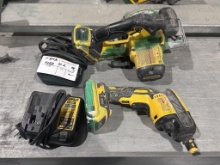 Lot Of Dewalt Chop Saw, Dewalt Screw Gun,