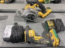 Lot Of Dewalt Circular Saw, Dewalt Screw Gun,