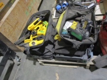 Lot Of (2) Tool Bags W/Assorted Dewalt Tools,