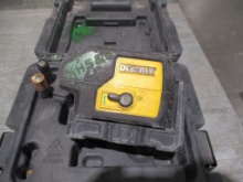 Lot Of Dewalt DW083CG 3-Beam Green Laser Level,