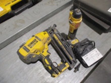 Lot Of Dewalt 20V Nail Gun, Cut-Off Tool,