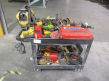 Lot Of Rolling Cart W/Misc Tools,