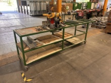 119" x 19" HD Work Table & Dewalt Miter Saw,