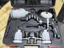 Lot Of Husky Gravity Feed HVLP Paint Gun Kit