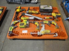 Lot Of Assorted Dewalt Cordless Tools,