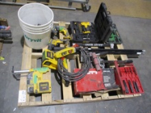 Lot Of Dewalt Assorted Cordless & Electric Tools,