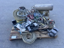 Lot Of Assorted Lifting Cables, Lifting Straps,