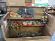 Lot Of Jobsite Tool Box W/Casters,