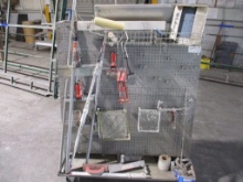 Lot Of Rolling Tool Cart Caddy W/Contents