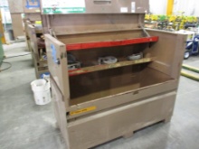 Lot Of Large Jobsite Tool Box W/Contents