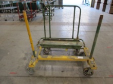 Lot Of (2) 4-Wheel Rolling Warehouse Carts