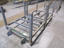 (2) 44" x 44" HD Warehouse Carts W/Casters