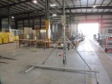 Lot Of Portable Drywall Material Cart