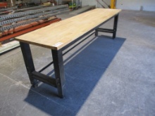 Lot Of Husky 8' x 2' Adjustable Work Bench