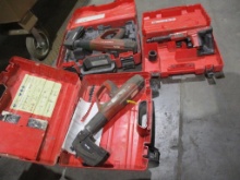 Lot Of (3) Hilti Powder Actuated Tools