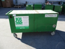 Lot Of Portable Rolling Jobsite Tool Box