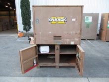 Large Knaack Jobsite Tool Box W/Misc Items