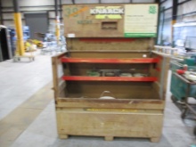 Lot Of Knaack Jobsite Tool Box W/Casters,