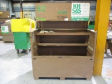 Lot Of Job Site Tool Box W/Casters
