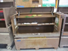Lot Of Job Site Tool Box W/Casters,