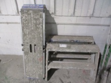 Lot Of (2) Aluminum Step Ladders,