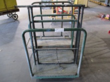 Lot Of (2) Rolling Lumber Carts
