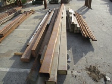 Lot Of Assorted Size Steel Beams