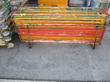 Lot Of (18) 6' Scaffolding Guard Rails