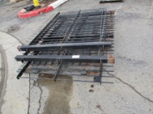 Lot Of Misc Iron Gate Panels