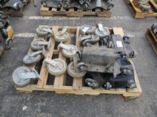 Pallet Of 4-Wheel Concave Dollies & Caster Wheels