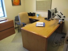 Lot Of Office Desk, Chairs, Filing Cabinets,