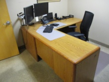 Lot Of Office Desk, Chairs, Filing Cabinets,