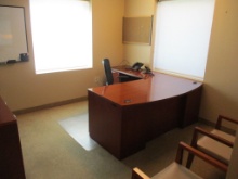 Lot Of Office Desk, Chairs, Credenza,