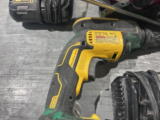 Lot Of Dewalt Circular Saw, Dewalt Screw Gun,
