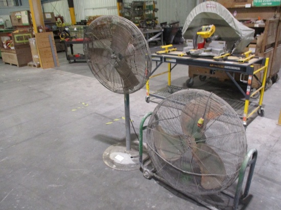 Lot Of (2) Shop Fans,
