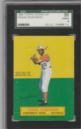 FRANK ROBINSON 1964 TOPPS STAND-UP CARD / GRADED