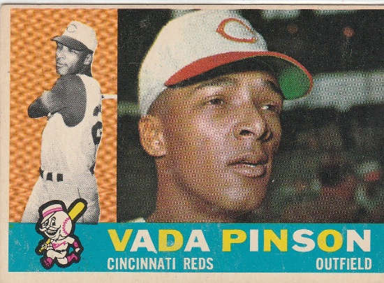 VADA PINSON 1960 TOPPS CARD #176