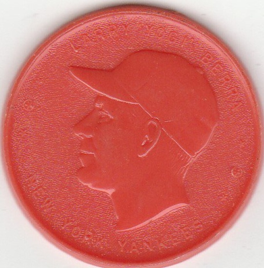 YOGI BERRA 1955 ARMOUR ORANGE VERSION COIN