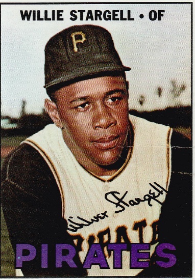 WILLIE STARGELL 1967 TOPP CARD #140