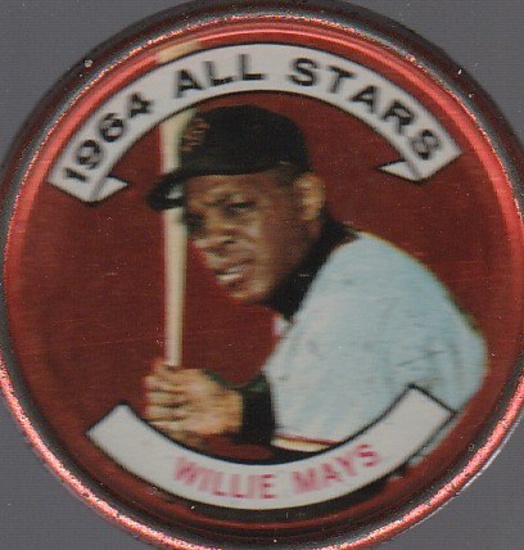 WILLIE MAYS 1964 TOPPS ALL-STAR COIN #151