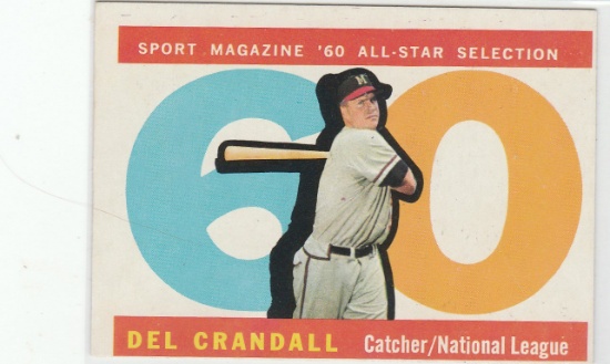 DEL CRANDALL 1960 TOPPS CARD #568 / HIGH NUMBER