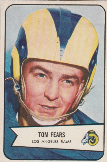 TOM FEARS 1954 BOWMAN CARD #20