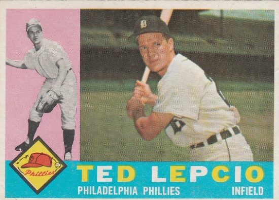 TED LEPCIO 1960 TOPPS CARD #97