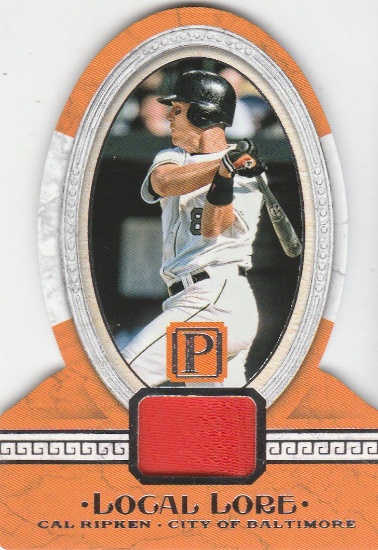 CAL RIPKEN JR 2016 PANINI PANTHEON LOCAL LORE JERSEY CARD