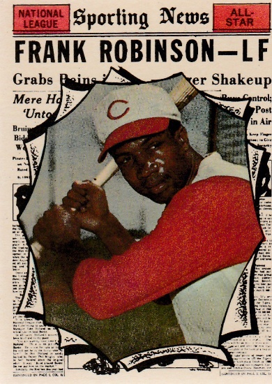 FRANK ROBINSON 1961 TOPPS CARD #581 / HIGH NUMBER