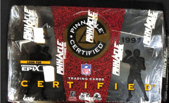 1997 PINNACLE CERTIFIED FOOTBALL HOBBY WAX BOX