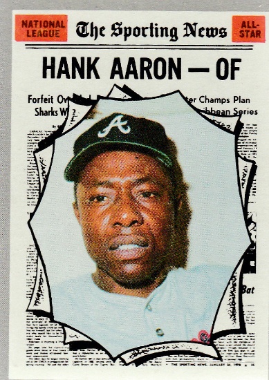 HANK AARON 1970 TOPPS CARD #462