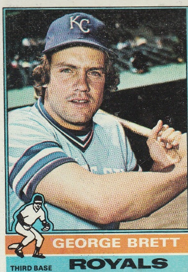 GEORGE BRETT 1976 TOPPS CARD #19