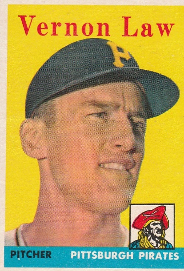 VERN LAW 1958 TOPPS CARD #132