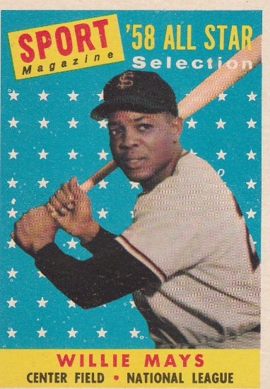 WILLIE MAYS 1958 TOPPS CARD #486